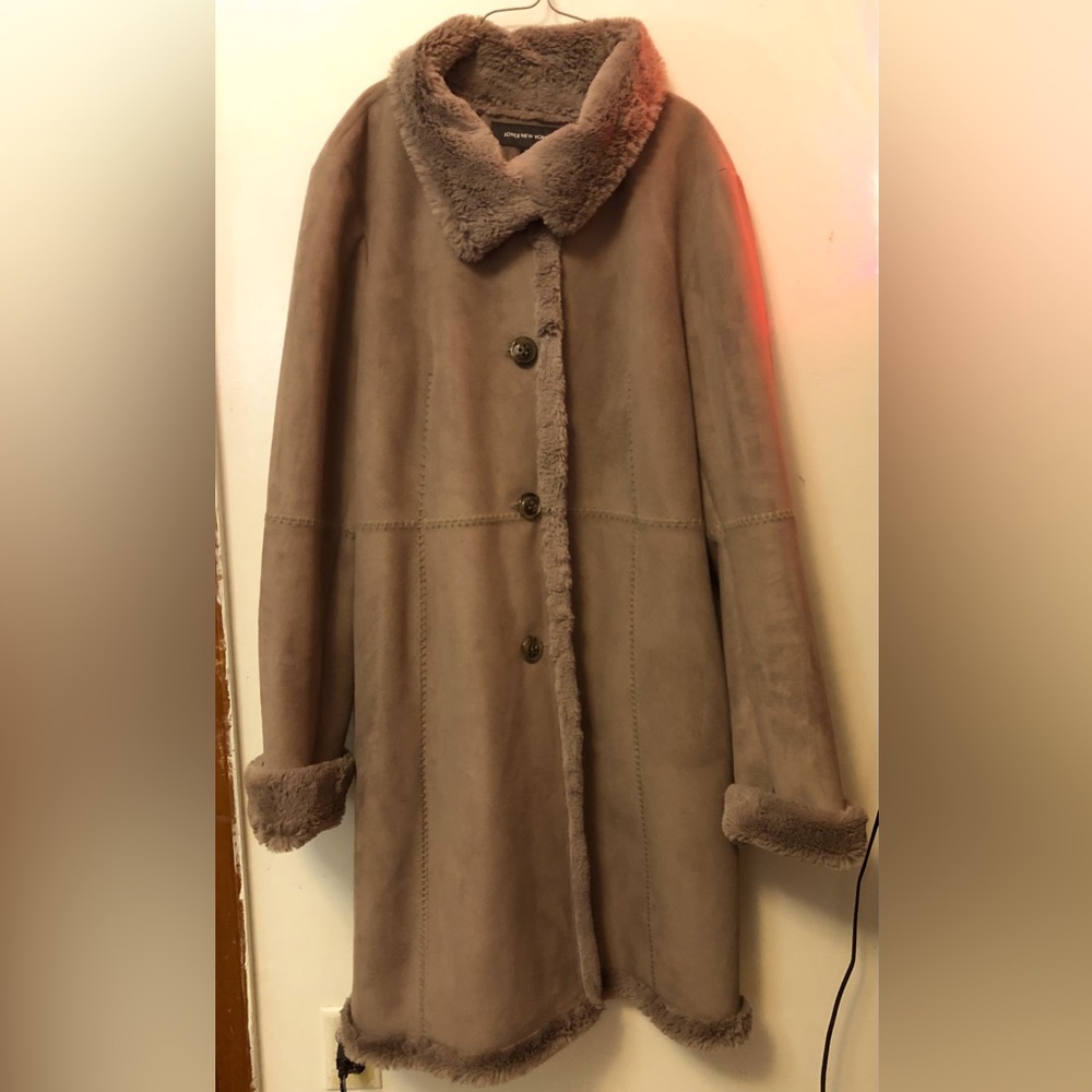 🧥Jones New York Women’s Coat🧥XL Faux Fur